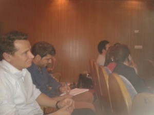 Asistentes y participantes a la sesión de Toastmasters Málaga